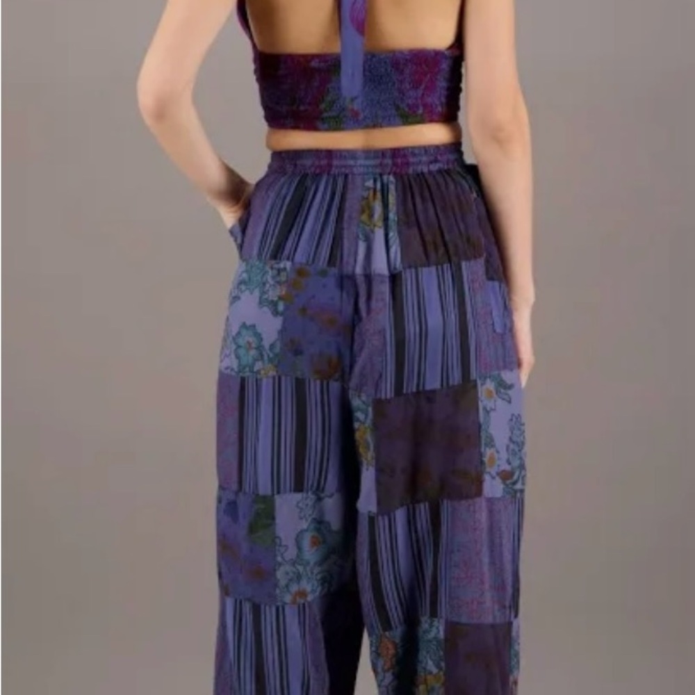 Advance Apparels Purple Patchwork Halter Set - image 5
